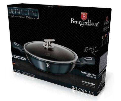 GARNEK GRANITOWY 28cm BERLINGER HAUS AQUAMARINE LINE BH-1877 GARNEK GRANITOWY 28cm BERLINGER HAUS AQUAMARINE LINE BH-1877