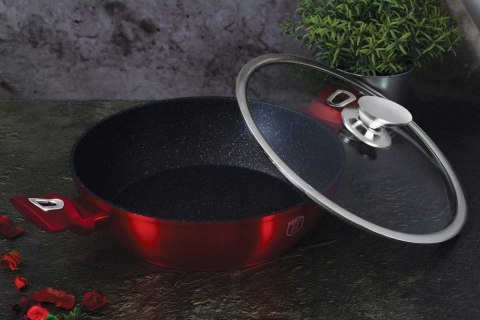 GARNEK GRANITOWY 28cm BERLINGER HAUS RED METALLIC LINE BH-1263 GARNEK GRANITOWY 28cm BERLINGER HAUS RED METALLIC LINE BH-1263