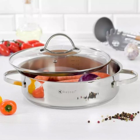 GARNEK STALOWY PŁASKI 2,9L KASSEL ALICE 93007 GARNEK STALOWY PŁASKI 2,9L KASSEL ALICE 93007