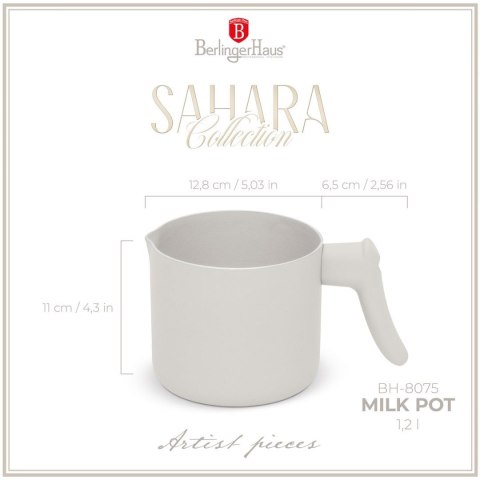 GARNEK TYTANOWY DO MLEKA 1,2L BERLINGER HAUS BH-8075 SAHARA GARNEK TYTANOWY DO MLEKA 1,2L BERLINGER HAUS BH-8075 SAHARA