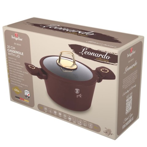 GARNEK TYTANOWY Z POKRYWĄ 20cm BERLINGER HAUS BH-8040 LEONARDO GARNEK TYTANOWY Z POKRYWĄ 20cm BERLINGER HAUS BH-8040 LEONARDO