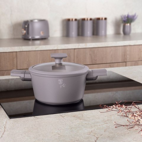 GARNEK TYTANOWY Z POKRYWĄ 20cm BERLINGER HAUS BH-8100 TAUPE GARNEK TYTANOWY Z POKRYWĄ 20cm BERLINGER HAUS BH-8100 TAUPE