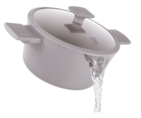 GARNEK TYTANOWY Z POKRYWĄ 20cm BERLINGER HAUS BH-8100 TAUPE GARNEK TYTANOWY Z POKRYWĄ 20cm BERLINGER HAUS BH-8100 TAUPE