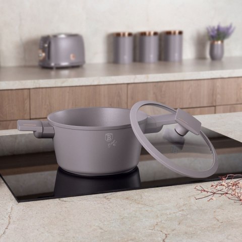 GARNEK TYTANOWY Z POKRYWĄ 20cm BERLINGER HAUS BH-8100 TAUPE GARNEK TYTANOWY Z POKRYWĄ 20cm BERLINGER HAUS BH-8100 TAUPE