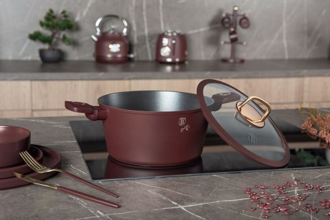 GARNEK TYTANOWY Z POKRYWĄ 24cm BERLINGER HAUS BH-8041 LEONARDO GARNEK TYTANOWY Z POKRYWĄ 24cm BERLINGER HAUS BH-8041 LEONARDO