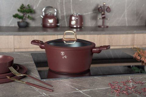 GARNEK TYTANOWY Z POKRYWĄ 24cm BERLINGER HAUS BH-8041 LEONARDO GARNEK TYTANOWY Z POKRYWĄ 24cm BERLINGER HAUS BH-8041 LEONARDO