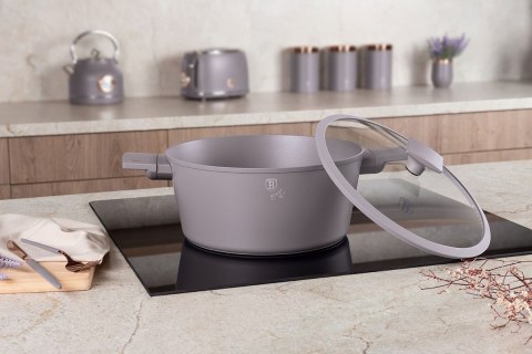 GARNEK TYTANOWY Z POKRYWĄ 28cm BERLINGER HAUS BH-8102 TAUPE GARNEK TYTANOWY Z POKRYWĄ 28cm BERLINGER HAUS BH-8102 TAUPE