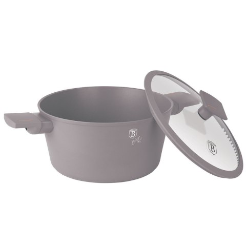 GARNEK TYTANOWY Z POKRYWĄ 28cm BERLINGER HAUS BH-8102 TAUPE GARNEK TYTANOWY Z POKRYWĄ 28cm BERLINGER HAUS BH-8102 TAUPE