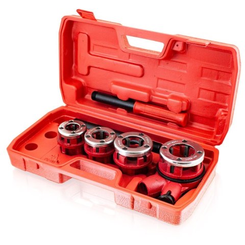 Gwintownik do Rur Stalowych 7 elem. 1-1/4", 1", 3/4", 1/2", Gwintownik do Rur Stalowych 7 elem. 1-1/4", 1", 3/4", 1/2",