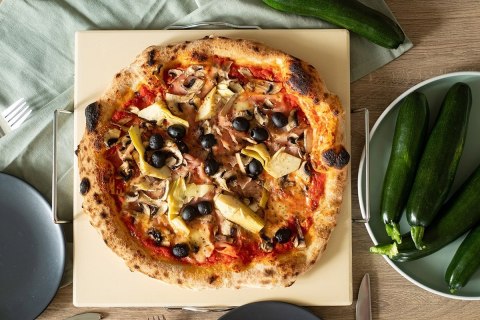 KAMIEŃ SZAMOT DO PIECZENIA PIZZY CHLEBA 33cm 2930 KAMIEŃ SZAMOT DO PIECZENIA PIZZY CHLEBA 33cm 2930