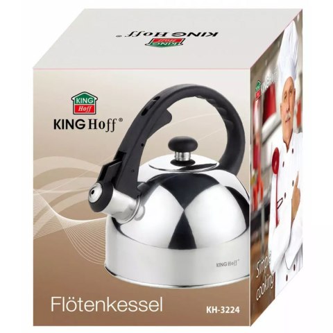 KINGHOFF CZAJNIK STALOWY Z GWIZDKIEM 2.0L KH-3224 KINGHOFF CZAJNIK STALOWY Z GWIZDKIEM 2.0L KH-3224