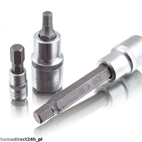 KLUCZE IMBUSOWE NASADKI 1/2" 1/4" ZESTAW KLUCZE IMBUSOWE NASADKI 1/2" 1/4" ZESTAW