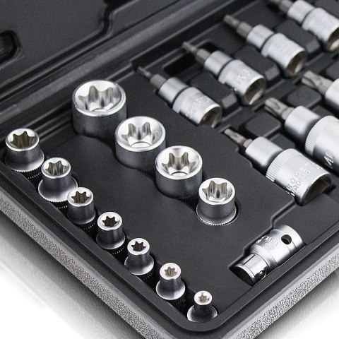 KLUCZE NASADOWE TORX 30 SZTUK KLUCZE NASADOWE TORX 30 SZTUK