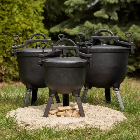 KOCIOŁEK GARNEK MYŚLIWSKI ŻELIWNY 4L KINGHOFF KH-2231 KOCIOŁEK GARNEK MYŚLIWSKI ŻELIWNY 4L KINGHOFF KH-2231