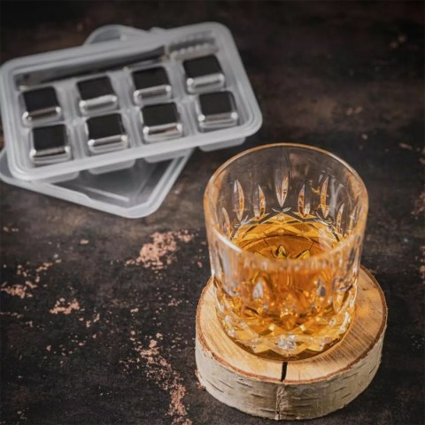 KOSTKI STALOWE TERMICZNE DO DRINKÓW 8 szt.+ SZCZYPCE KLAUSBERG KB-7651 KOSTKI STALOWE TERMICZNE DO DRINKÓW 8 szt.+ SZCZYPCE KLAUSBERG KB-7651