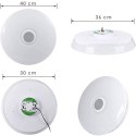 Lampa sufitowa z głośnikiem bluetooth SMART APP