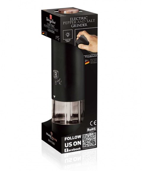 MŁYNEK ELEKTRYCZNY BERLINGER HAUS BH-9287 BLACK ROSE MŁYNEK ELEKTRYCZNY BERLINGER HAUS BH-9287 BLACK ROSE