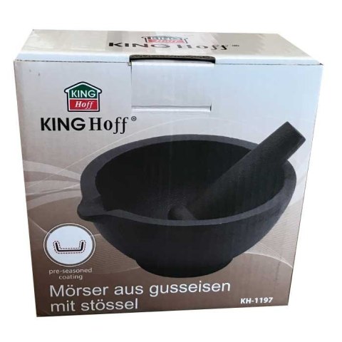 MOŹDZIERZ KUCHENNY ŻELIWNY KINGHOFF KH-1197 MOŹDZIERZ KUCHENNY ŻELIWNY KINGHOFF KH-1197