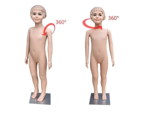 Manekin Wystawowy Dziewczynka 110CM Sklepowy Pełnopostaciowy Dziecięcy Manekin Wystawowy Dziewczynka 110CM Sklepowy Pełnopostaciowy Dziecięcy