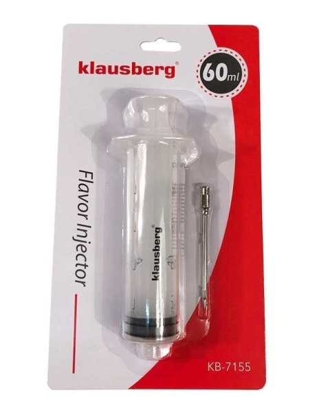 NASTRZYKIWARKA STRZYKAWKA 60ml DO PEKLOWANIA MARYNOWANIA MIĘSA KLAUSBERG KB-7155 NASTRZYKIWARKA STRZYKAWKA 60ml DO PEKLOWANIA MARYNOWANIA MIĘSA KLAUSBERG KB-7155