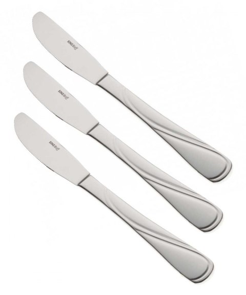 NÓŻ OBIADOWY 3 szt.KINGHOFF KH-1443 połysk NÓŻ OBIADOWY 3 szt.KINGHOFF KH-1443 połysk