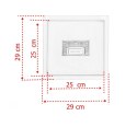 Odpływ kwadratowy Minimalistyczny Ściek wodny 25x25