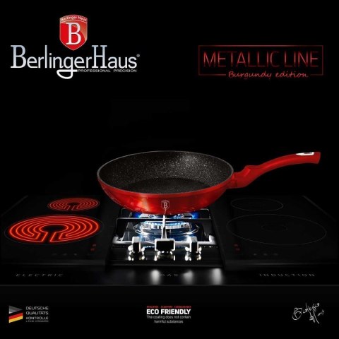 PATELNIA GRANITOWA 24cm BERLINGER HAUS RED METALLIC LINE BH-1252 PATELNIA GRANITOWA 24cm BERLINGER HAUS RED METALLIC LINE BH-1252