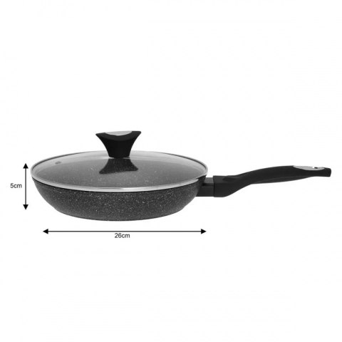 PATELNIA GRANITOWA 26cm Z POKRYWĄ KLAUSBERG KB-7040 PATELNIA GRANITOWA 26cm Z POKRYWĄ KLAUSBERG KB-7040
