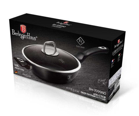 PATELNIA GRANITOWA 28cm BERLINGER HAUS BH-7099 BLACK SILVER PATELNIA GRANITOWA 28cm BERLINGER HAUS BH-7099 BLACK SILVER