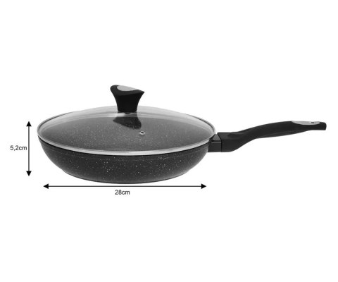PATELNIA GRANITOWA 28cm Z POKRYWĄ KLAUSBERG KB-7041 PATELNIA GRANITOWA 28cm Z POKRYWĄ KLAUSBERG KB-7041