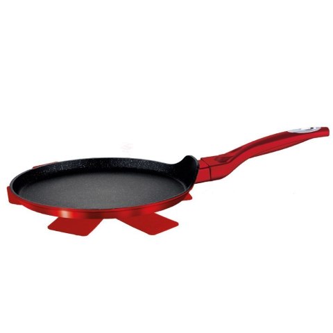 PATELNIA GRANITOWA DO NALEŚNIKÓW 25cm BERLINGER HAUS RED METALLIC LINE BH-1272 PATELNIA GRANITOWA DO NALEŚNIKÓW 25cm BERLINGER HAUS RED METALLIC LINE BH-1272