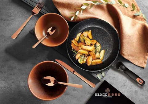 PATELNIA GRANITOWA WOK 28cm BERLINGER HAUS BLACK ROSE BH-1638 PATELNIA GRANITOWA WOK 28cm BERLINGER HAUS BLACK ROSE BH-1638