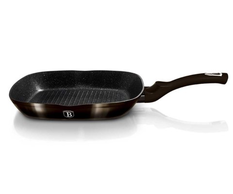 PATELNIA GRILLOWA 28cm BERLINGER HAUS BH-6612 SHINY BLACK PATELNIA GRILLOWA 28cm BERLINGER HAUS BH-6612 SHINY BLACK