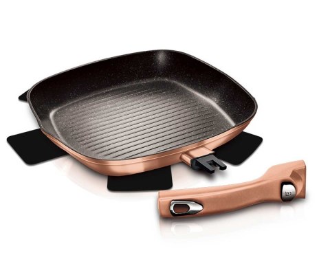 PATELNIA GRILLOWA 28cm BERLINGER HAUS ROSE GOLD BH-1950 PATELNIA GRILLOWA 28cm BERLINGER HAUS ROSE GOLD BH-1950