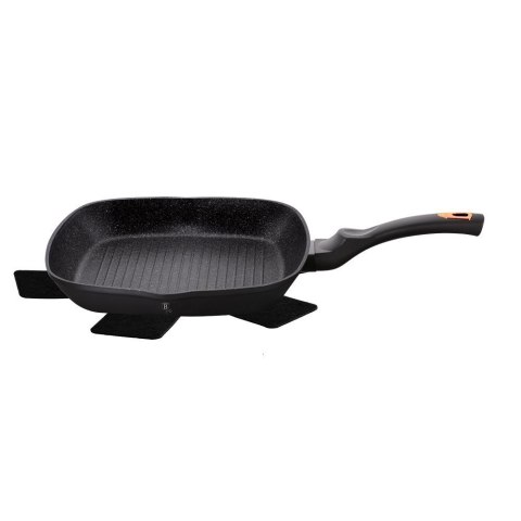 PATELNIA GRILLOWA GRANITOWA 28cm BERLINGER HAUS BLACK ROSE BH-1636 PATELNIA GRILLOWA GRANITOWA 28cm BERLINGER HAUS BLACK ROSE BH-1636