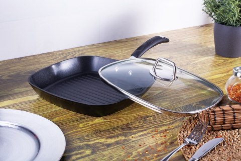 PATELNIA GRILLOWA GRANITOWA 28cm BERLINGERHAUS BH-6130 PATELNIA GRILLOWA GRANITOWA 28cm BERLINGERHAUS BH-6130