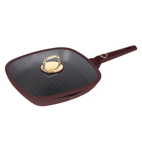 PATELNIA GRILLOWA TYTANOWA Z POKRYWĄ 28cm BERLINGER HAUS BH-8037 LEONARDO PATELNIA GRILLOWA TYTANOWA Z POKRYWĄ 28cm BERLINGER HAUS BH-8037 LEONARDO