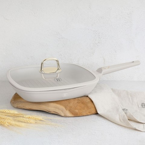 PATELNIA GRILLOWA TYTANOWA Z POKRYWĄ 28cm BERLINGER HAUS BH-8067 SAHARA PATELNIA GRILLOWA TYTANOWA Z POKRYWĄ 28cm BERLINGER HAUS BH-8067 SAHARA