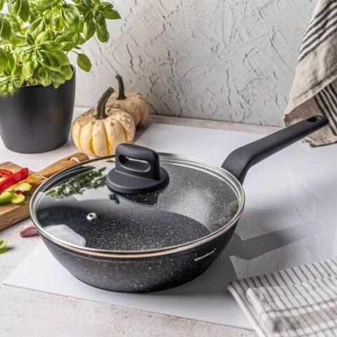 PATELNIA MARMURKOWA Z POKRYWĄ KLAUSBERG 24cm KB-7666 PATELNIA MARMURKOWA Z POKRYWĄ KLAUSBERG 24cm KB-7666