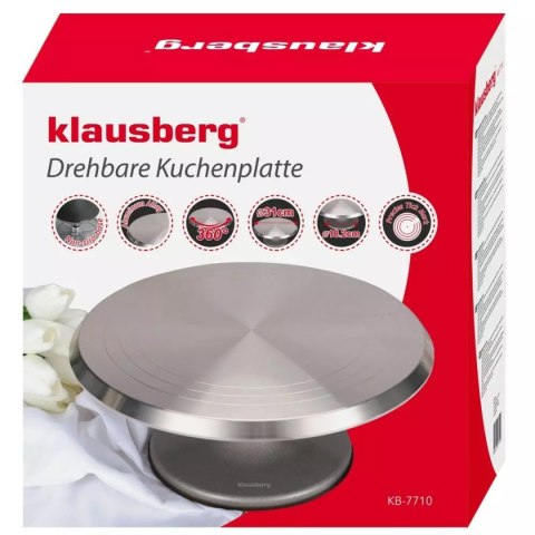 PATERA OBROTOWA 31cm DO TORTÓW CIAST KLAUSBERG KB-7710 PATERA OBROTOWA 31cm DO TORTÓW CIAST KLAUSBERG KB-7710