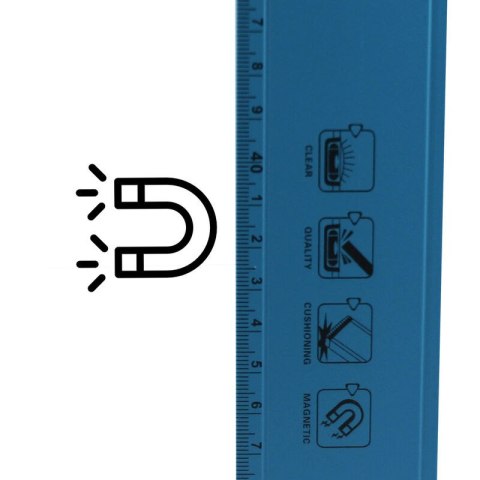 Poziomica magnetyczna aluminiowa wzmocniona 60cm Poziomica magnetyczna aluminiowa wzmocniona 60cm