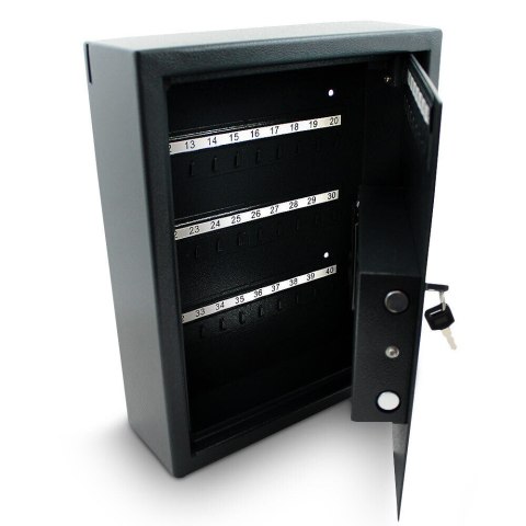 SEJF NA KLUCZE Z ZAMKIEM ELEKTRONICZNYM CZARNY SEJF NA KLUCZE Z ZAMKIEM ELEKTRONICZNYM CZARNY