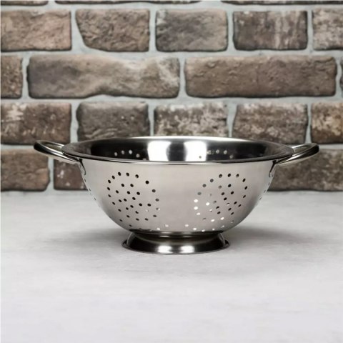 STALOWY DURSZLAK 24cm Z UCHWYTAMI KINGHOFF KH-1235 STALOWY DURSZLAK 24cm Z UCHWYTAMI KINGHOFF KH-1235