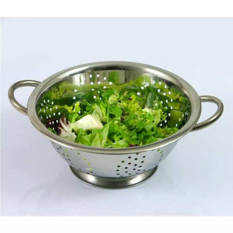 STALOWY DURSZLAK 24cm Z UCHWYTAMI KINGHOFF KH-1235 STALOWY DURSZLAK 24cm Z UCHWYTAMI KINGHOFF KH-1235