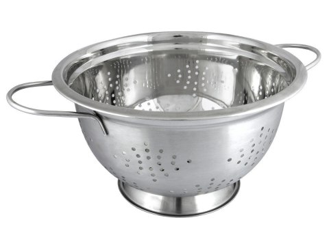 STALOWY DURSZLAK GŁĘBOKI 24cm KINGHOFF KH-1237 STALOWY DURSZLAK GŁĘBOKI 24cm KINGHOFF KH-1237