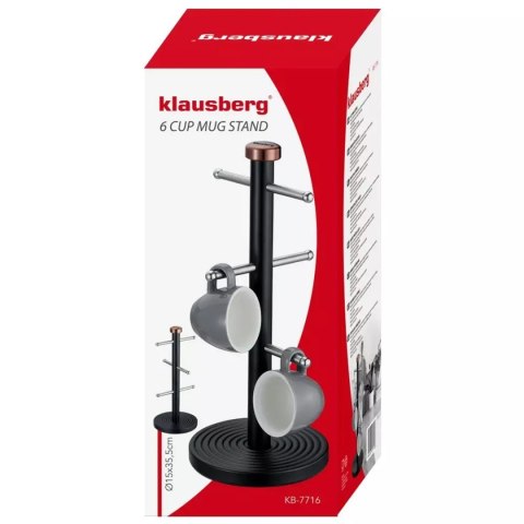 STOJAK UCHWYT NA KUBKI FILIŻANKI KLAUSBERG KB-7716 STOJAK UCHWYT NA KUBKI FILIŻANKI KLAUSBERG KB-7716