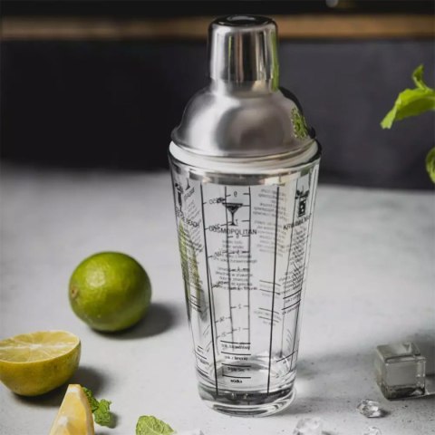 SZKLANY SHAKER BARMAŃSKI 400ml Z PRZEPISAMI KLAUSBERG KB-7647 SZKLANY SHAKER BARMAŃSKI 400ml Z PRZEPISAMI KLAUSBERG KB-7647