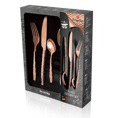 SZTUĆCE 24 ELEM. BERLINGER HAUS BH-2617 ROSE GOLD SZTUĆCE 24 ELEM. BERLINGER HAUS BH-2617 ROSE GOLD