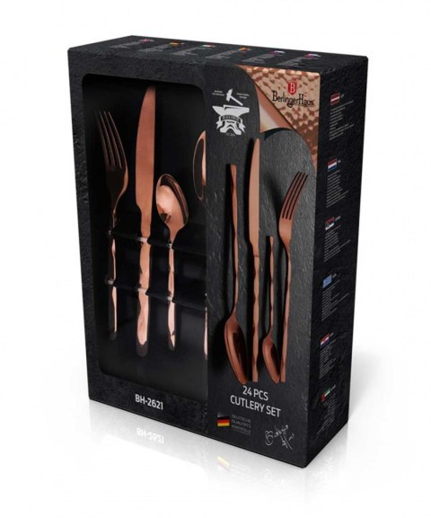 SZTUĆCE 24 ELEM. BERLINGER HAUS BH-2621 ROSE GOLD SZTUĆCE 24 ELEM. BERLINGER HAUS BH-2621 ROSE GOLD