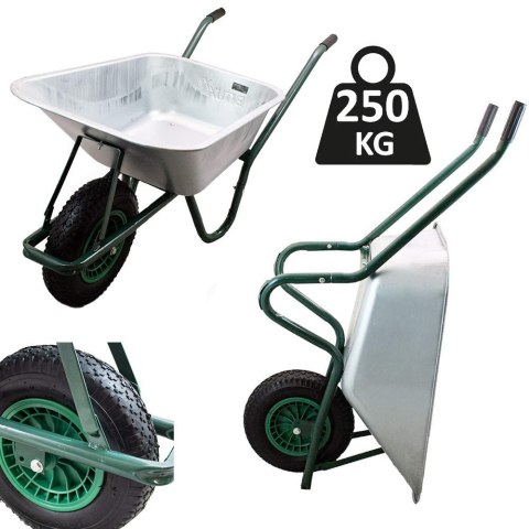 TACZKA OGRODOWA/Budowlana MOCNA 100L 250KG! TACZKA OGRODOWA/Budowlana MOCNA 100L 250KG!